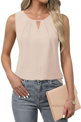 Teesho Cami Top Damen Spitze Top V Ausschnitt Oberteil Chiffon Tops Sexy Sommer Shirt