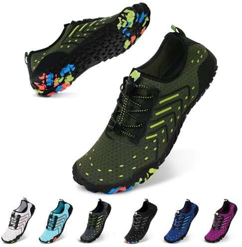 Chaussures de randonnée pieds nus pour homme et femme - Chaussures aquatiques professionnelles pour la randonnée, la plage, les voyages, large zone des orteils, zéro chute, antidérapante, respirante