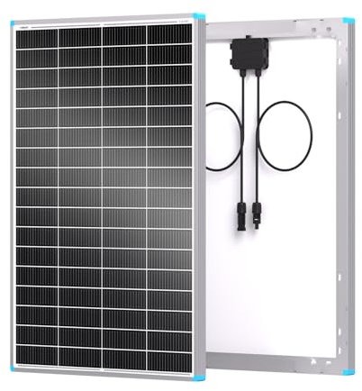 Renogy 16BB N-Type 175 Watt Solar Panel, 12V 175W Solar Panel 25% High-Efficiency, PV Module Power Charger for RV Marine Cabin Roof Home Farm Battery and Other Off-Grid Applications
