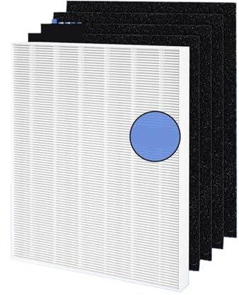 1 Filtro HEPA E 4 Filtri A Fogli Di Carbone Attivo, Accessori Di Ricambio, Compatibili Con Il Purificatore D'aria Electrolux EAP300