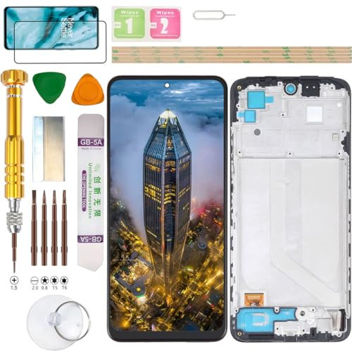 Gadget Troops Conjunto de pantalla LCD para Xiaomi Redmi Note 10 (versión 4G) M2101K7AG/Note 10S M2101K7BNY/POCO M5S 2207117BPG Kit de repuesto de pantalla