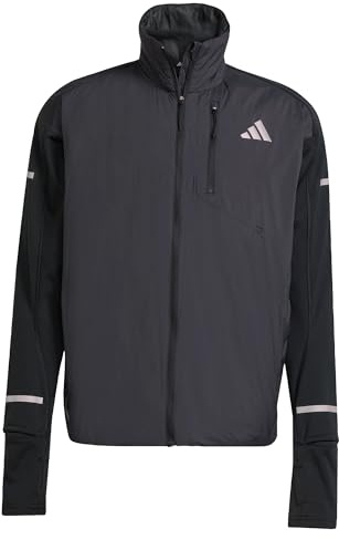 adidas Herren Adi365 Warm Jacket Laufbekleidung Laufjacke Black - Schwarz L