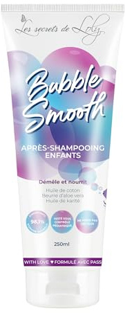 Les Secrets de Loly – Bubble Smooth Kids – Sanfter Kinder Conditioner Entwirrung & Locken Pflege – Für Kinderhaar bouclé, frisé & kraus – 98% natürlich – 250 ml