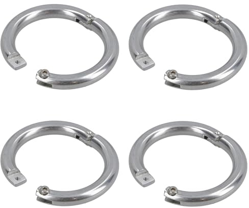 AB Tools 6mm Lockable Split Round Ring Shackle 316 Stainless Steel Splitring