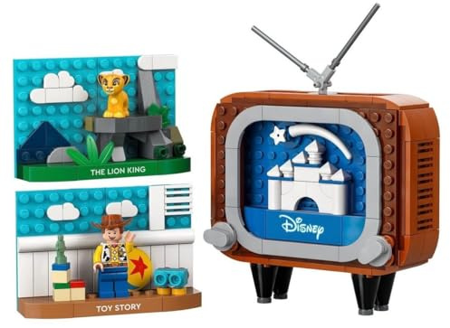 LEGO Limited Edition 40774 Szenen aus den Disney Classics Filmen Sammelset Fernseher König der Löwen Toy Story