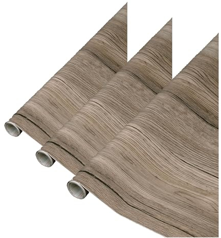 d-c-fix Möbel-Klebefolie Sanremo Eiche Sepia Holz-Optik 45 cm x 2 m - Möbelfolie selbstklebend Deko-Folie Küchen-Schrank Fensterbank Schrankfolie Tisch Holzfolie Retro Vintage Dunkelbraun