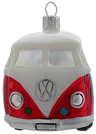 HAMBURGER WEIHNACHTSKONTOR® - Christbaumschmuck - VW-Bus Merry Christmas