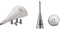 Kaiser Profi Spritzbeutel-Set, 7-teilig Spritzbeute,l mit Adapter, 5 Edelstahl-Tüllen, spülmaschinengeeignet & Fülltülle, 4 mm, Edelstahl rostfrei falz- und randfrei