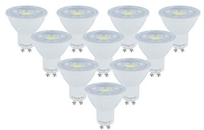 GU10 PAR16 4W (52W) 6500K 390lm Non-Dimmable Lamp - 10 Pack