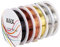 AIEX 6 Rotoli 26 Calibro Filo di Ferro Cavo Metallico Gioielli in Rame per Artigianato, Perline Forniture di Produzione Gioielli