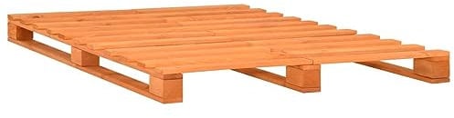 vidaXL Giroletto in Pallet a Doghe Classico Robusto Rustico Struttura Telaio Scocca Letto 180x200 cm Marrone Legno Massello di Pino