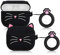 kwmobile Hülle kompatibel mit Apple AirPods Pro Hülle - Silikon Kopfhörer Schutzhülle Case Cover Schwarz Weiß