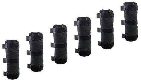 Stabilezelte Beschwerungstaschen Gewichte Sandtaschen für Partyzelte und Pavillons 6 Stück