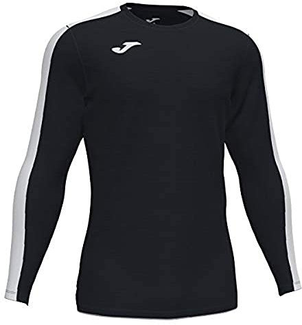 Joma Homme Academy T shirt manches longues, Noir/Blanc, S EU