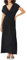 Amazon Essentials Women's Waisted Maxi Dress (Available in Plus Size), Black, M