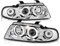 Angel Eyes Scheinwerfer Set in chrom für Audi A4 B5 95-98