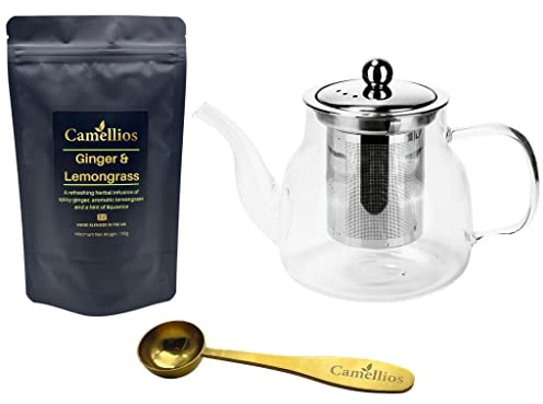 Service à thé en vrac, camélios (gingembre et citronnelle)