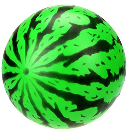 Didiseaon Wassermelonen-PVC-Kugel Strandball-Masse Aufgeblasener Partyball Großer Aufblasbarer Ball Spielzeug Riesiger Wasserball Wasserspiel Schwimmball Strandb? Puzzle Erde Kind