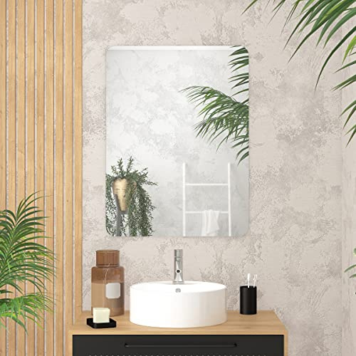 AURLANE Badezimmerspiegel – 60 x 80 cm – GO