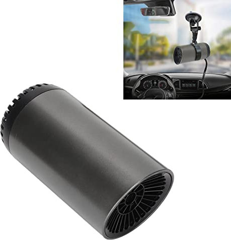 Restokki Autogebläse, Tragbare Autoheizung, Becherförmiges Auto Warm, Luftgebläse, Schnelle Erwärmung um 180 ° Drehbar, Mini-Autoheizung Mit Halterung, Auto-Heizdecke
