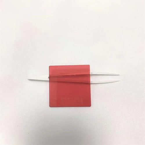 Filtre Passe-Long Infrarouge Rouge Clair, Taille personnalisée en Usine, Verre Optique HB3 RG6 for fenêtre Laser LED (Color : Red, Size : 60x60mm)