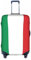 CAVYIA Trolley-Koffer-Schutzhülle mit italienischer Flagge, elastisches Gewebe, kratzfest und staubdicht, einzigartiges Muster, Reißverschluss zum Öffnen und Schließen, kein Stau des Rades,