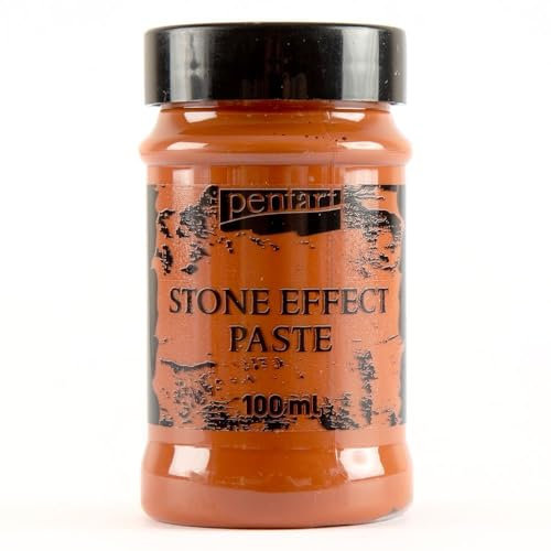 Pentart Pasta Efecto Piedra 100 ml Terracota, 1, tamaño único