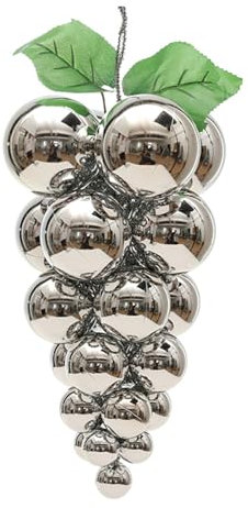 AGONEIR Künstliche Weintrauben Cluster Imitierte Traubenschnur Weihnachtskugel Festival Dekoration