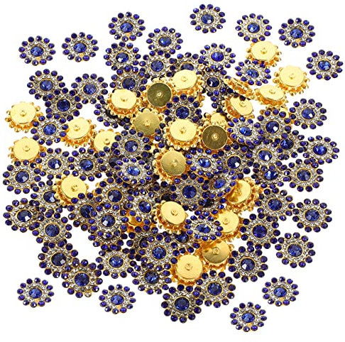 PHENOFICE 1tasche Strassblumen-accessoires Flatback Blüten-dekoration Für Bastelarbeiten Für Hochzeiten Kleider Karten Und Mehr