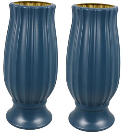 Zerodeko 2 Pezzi Vaso Da Cimitero Vaso Da Tomba Del Cimitero Vasi Da Cimitero Vasi Da Tomba Vasi Da Tomba Disposizione Vaso Vasi Da Tomba Resistenti Alle Intemperie Supporto Per Tomba O