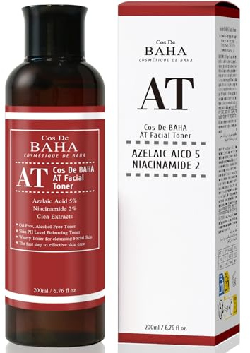 COS DE BAHA - AT Azelaic Acid 5 Niacinamide 2 Facial Toner, 200 ml