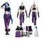 ZYJKGL Arcane Cosplay, Arcane JINX, Arcane Staffel 2, Party-Anzug, Kleidung, Uniform, komplettes Set, mit dieser atemberaubenden blauen Perücke, Arcane JINX Cosplay und Arcane-Fans (S)