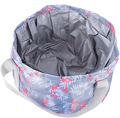 Yardwe Lavabo Pliable Et Rétractable pour Les Pieds Rangement Deau Robuste pour Le Camping Et Les Voyages