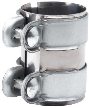 KUWUNG 63 mm reductor acero inoxidable abrazadera de escape tubo conector acero inoxidable,adaptador reductor de tubo de escape