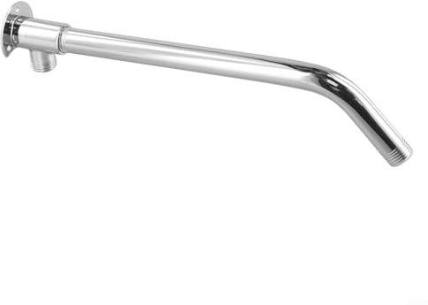 Marchfunny Alcachofa de ducha de acero inoxidable montada en la pared para una pieza de repuesto (brazo de 30 cm+base)