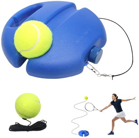 XcnPer Tennis Trainer, Anti-Tangle String Tennis Practice Equipment With 6.5 cm Ball & Anti-Slip Base,Tennis Buddy For All Skill Levels,Perfect For Backyard, Court, Park Or Indoor Practice