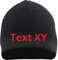 HB_Druck Beanie mit Wunschtext - Blockschrift - Bestickt - Mütze Strickmütze Stickfarbe: rot
