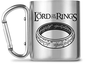 Lord of the Rings Mug à mousqueton unisexe, argenté, 227 ml. MGCM0044