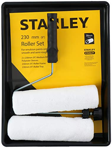 Stanley Paint Roller Set 230 mm, Black, 41 x 30 x 6.5