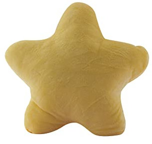 Stern Kissen Sternchen Zierkissen, Baby Kinder Plüschkissen Kopfkissen Dekokissen mit Füllung Sternkissen Kuschelkissen Gefüllt Plüsch Stern Spielzeug Wurfkissen Kinderbett kinderzimmer Zimmer Deko