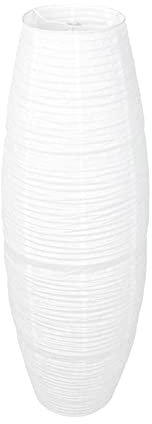 Fenteer Papierdesign Stehlampenschirm Nordischer Stil Stehlampen Lichtabdeckung Lampenschirm für Aufenthaltsraum Zeitgenössischer Stehlampenschirm Ersatz, 110cm