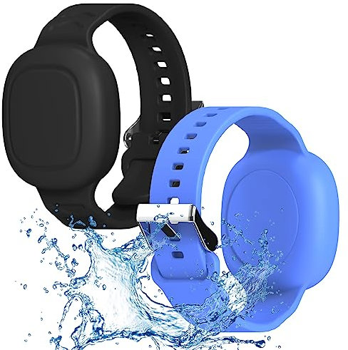 2 Pack Tile Mate Wristband Holder - Waterproof, Soft Silicone Case Cover for Tile Mate (2022), Hidden Case for Child/Teen/Elderly