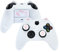 GeekShare Cat Paw Controller Skin für Xbox Series X Controller, rutschfeste Silikonhülle, kompatibel mit Xbox S/X Controller mit 2 Cat Paw Daumengriffkappen, Weiß