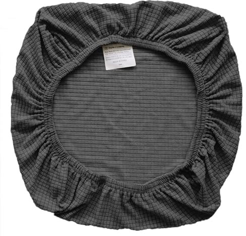 Sunnyway Dehnbarer Bürostuhlbezug, Schonbezug für Computerstuhl und Schreibtischstühle, Sitzbezug aus Spandex, maschinenwaschbar Schutz vor Staub und Flecken (Dunkelgrau)