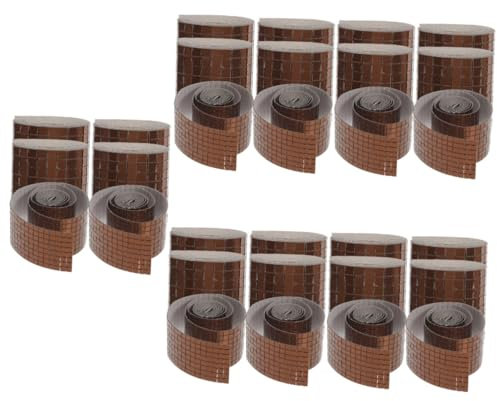 jojofuny 30 Rollen selbstklebende Mosaikaufkleber klebefliesen küche küchenfliesen Entfernbar good mood DIY-Fliesen tatsächl Abwaschbar Sprengstoffe Glas Heckklappe Keramikfliesen schmücken
