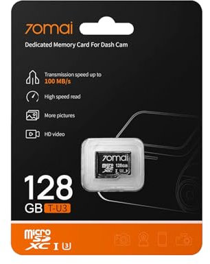 70mai 128GB microSD Card for Dash Cam