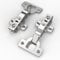 Amerdeco 10 Pack Full Overlay Soft Close Cabinet Hinges Silent Hydraulic, Heavy-Duty Frameless European Concealed Hinges for Kitchen Cabinet Door and Wardrobes