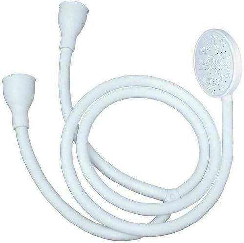 Double Tap Bath Sink Shower Head Hose Spray Pipe Tub Attachment Head Washing Hairdresser Pet Push On Mixer Bath Faucet Sprinkler