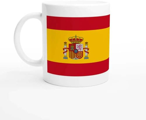 Pixelforma - Taza con bandera de España