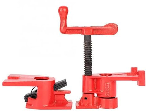 CLLBANT Morsetto per Tubi dell'Acqua per impieghi gravosi da 3/4, a manovella, Verticale, per Lavorazione del Legno, a sgancio rapido, Potente Morsetto per Lavorazione del Legno